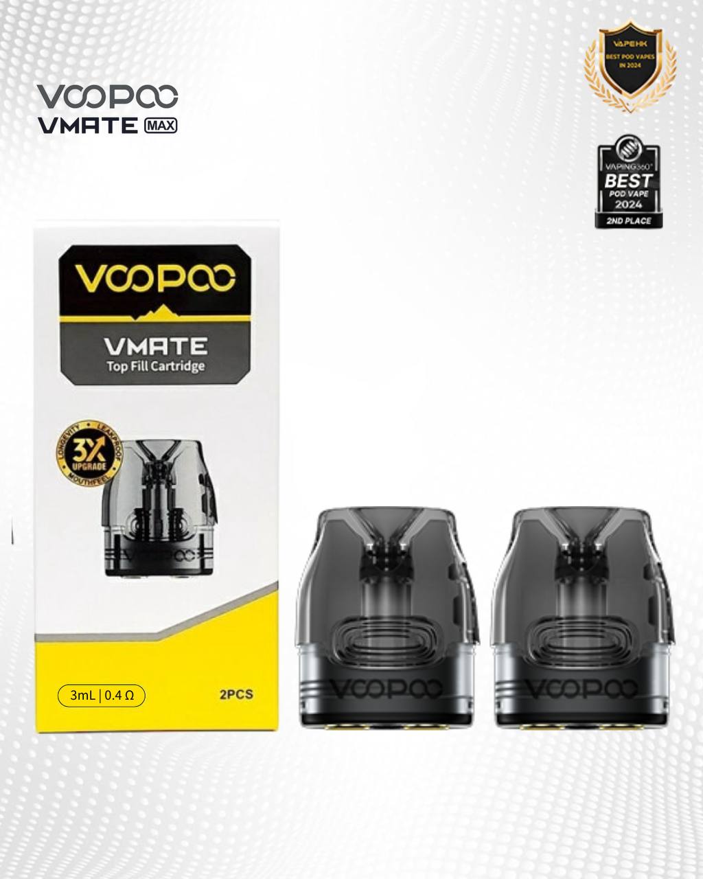原廠正品 Voopoo Vmate MAX 30W 可調瓦小煙 1200mAh 電子煙 小煙