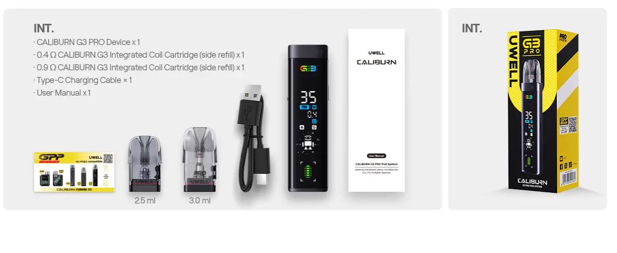 原廠正品 UWELL CALIBURN G3 PRO 35W 咖哩棒 PRO 小煙 電子煙