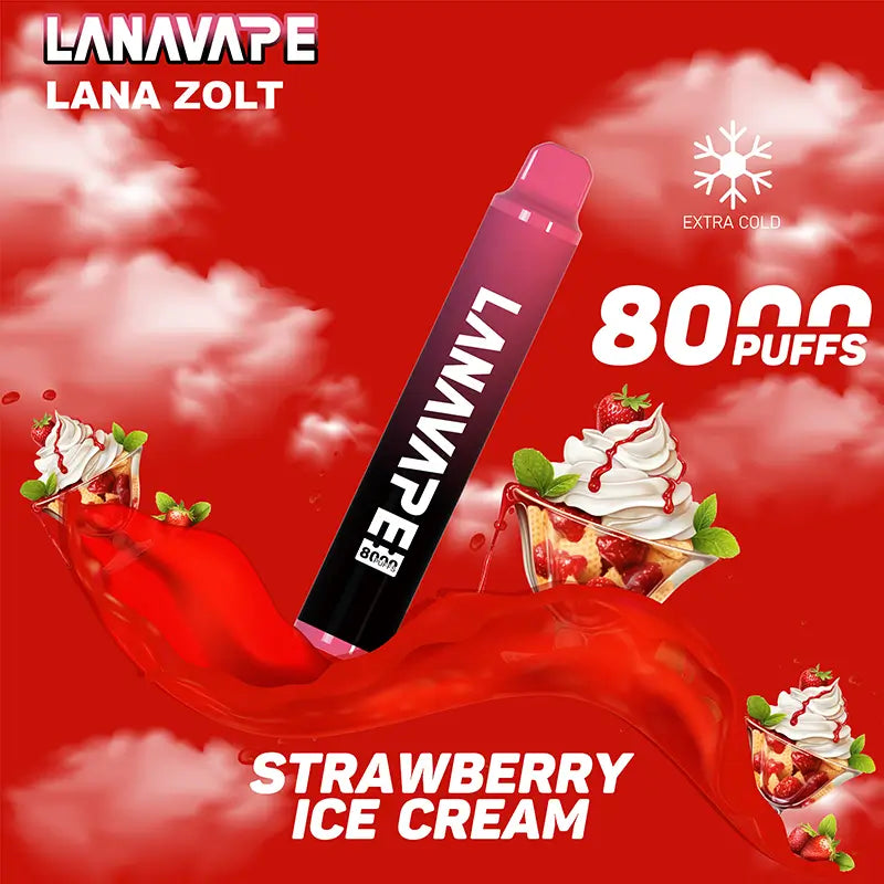 原廠正品 LANA VAPE 拋棄式 8000口 一次性 17種口味 台灣現貨 電子煙 大容量