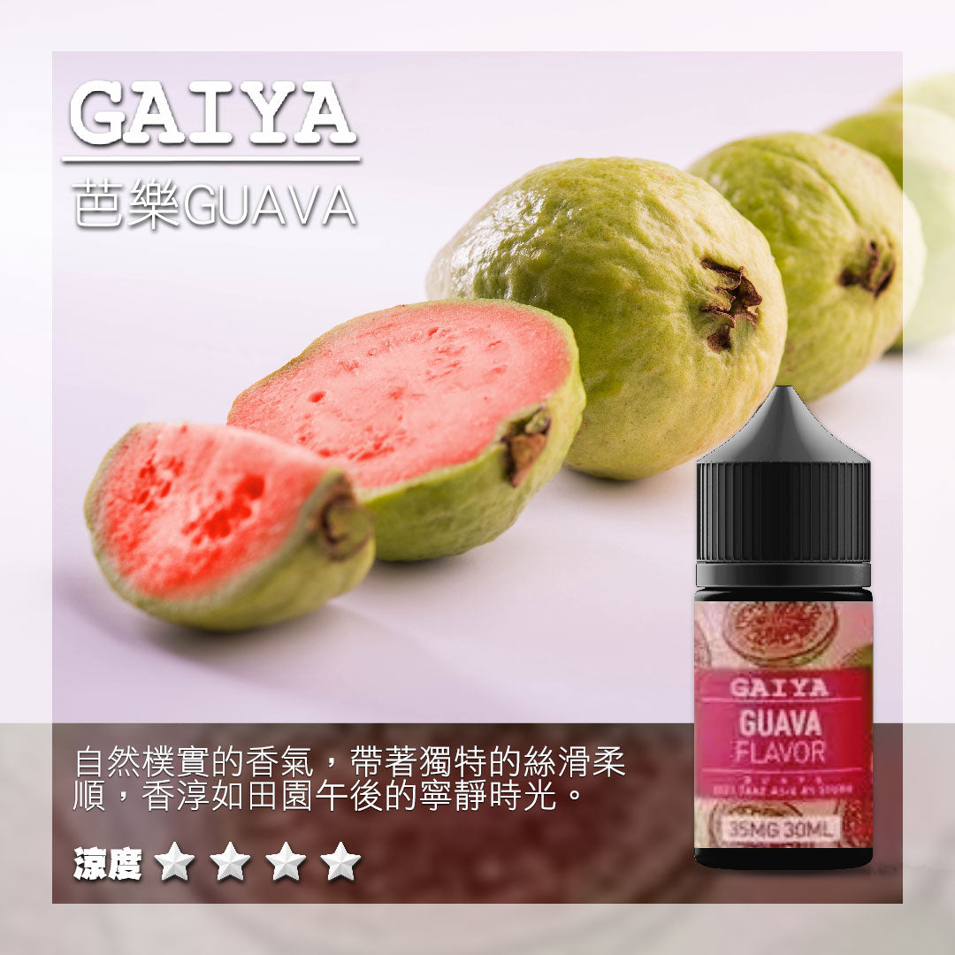 原裝正品 GAIYA 蓋亞 30ML 35MG 煙油 小煙油 老闆推薦 36種口味現貨