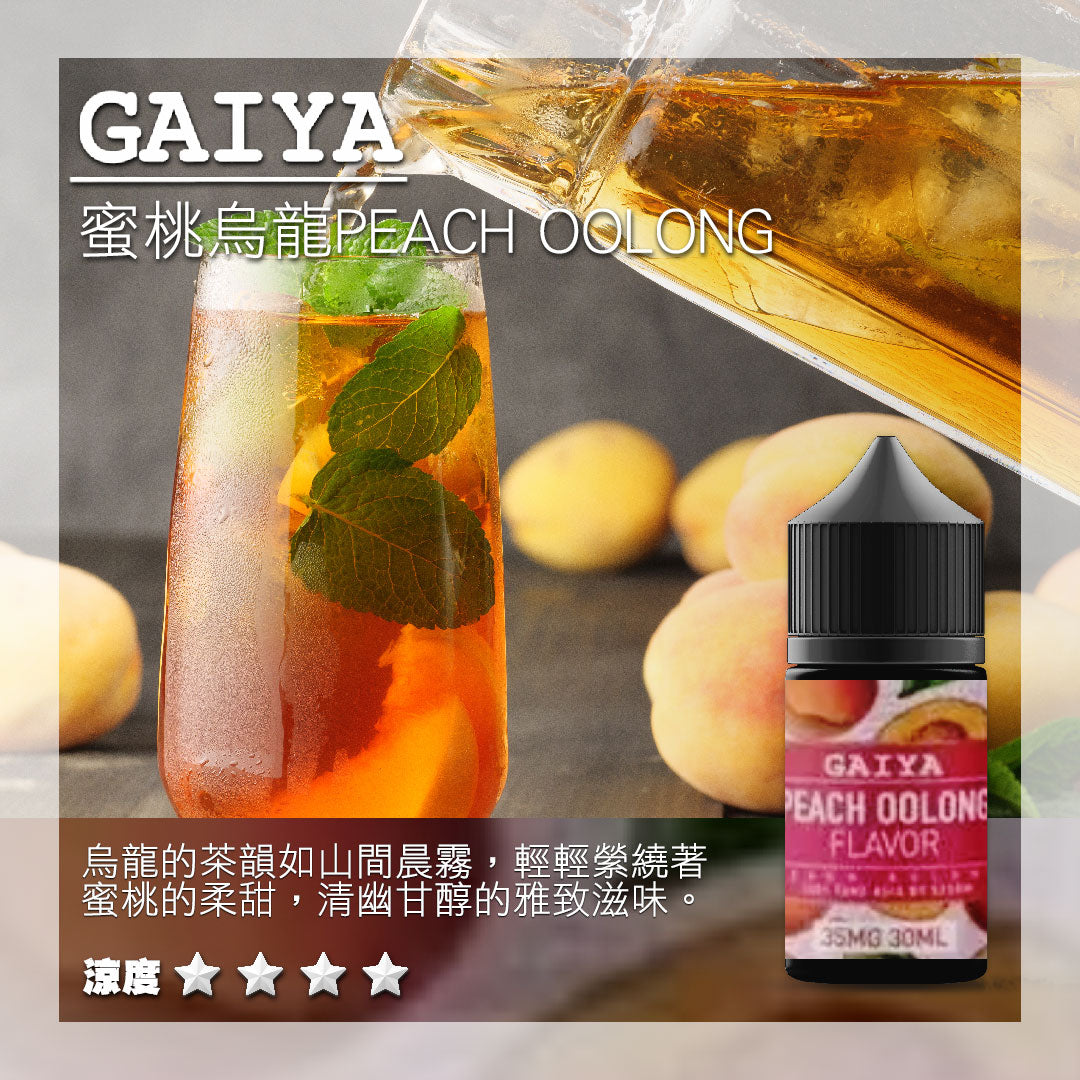 原裝正品 GAIYA 蓋亞 30ML 35MG 煙油 小煙油 老闆推薦 36種口味現貨