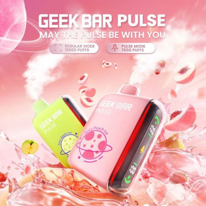 原廠正品 美國大牌 Geek Bar Pulse Vape 15000 口 現貨 一次性 拋棄式 小煙