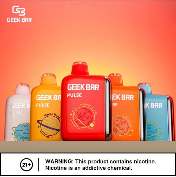 原廠正品 美國大牌 Geek Bar Pulse Vape 15000 口 現貨 一次性 拋棄式 小煙