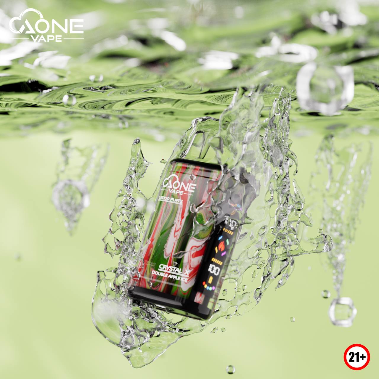 AONE VAPE Crystal 水晶 16000口 一次性電子煙 🔥熱銷!