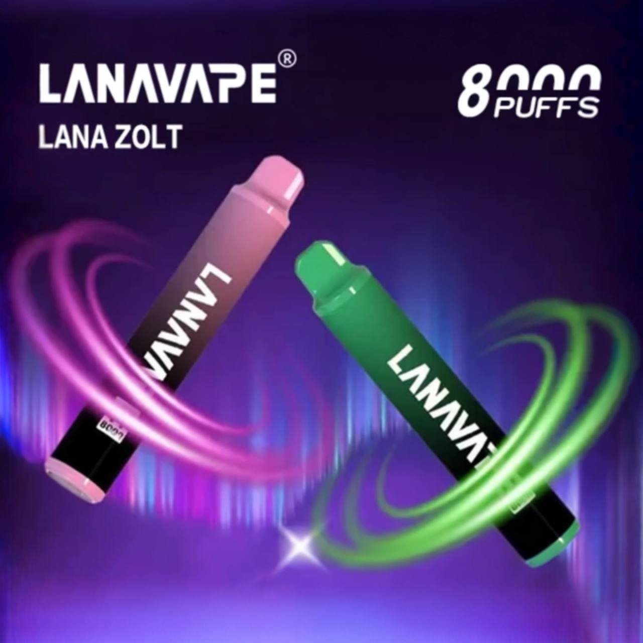 原廠正品 LANA VAPE 拋棄式 8000口 一次性 17種口味 台灣現貨 電子煙 大容量