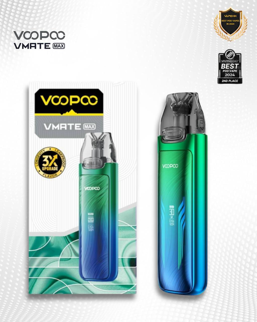 原廠正品 Voopoo Vmate MAX 30W 可調瓦小煙 1200mAh 電子煙 小煙