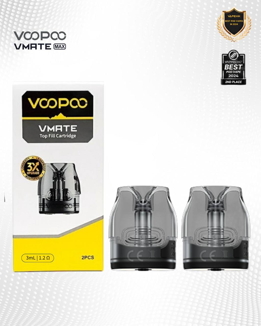 原廠正品 Voopoo Vmate MAX 30W 可調瓦小煙 1200mAh 電子煙 小煙
