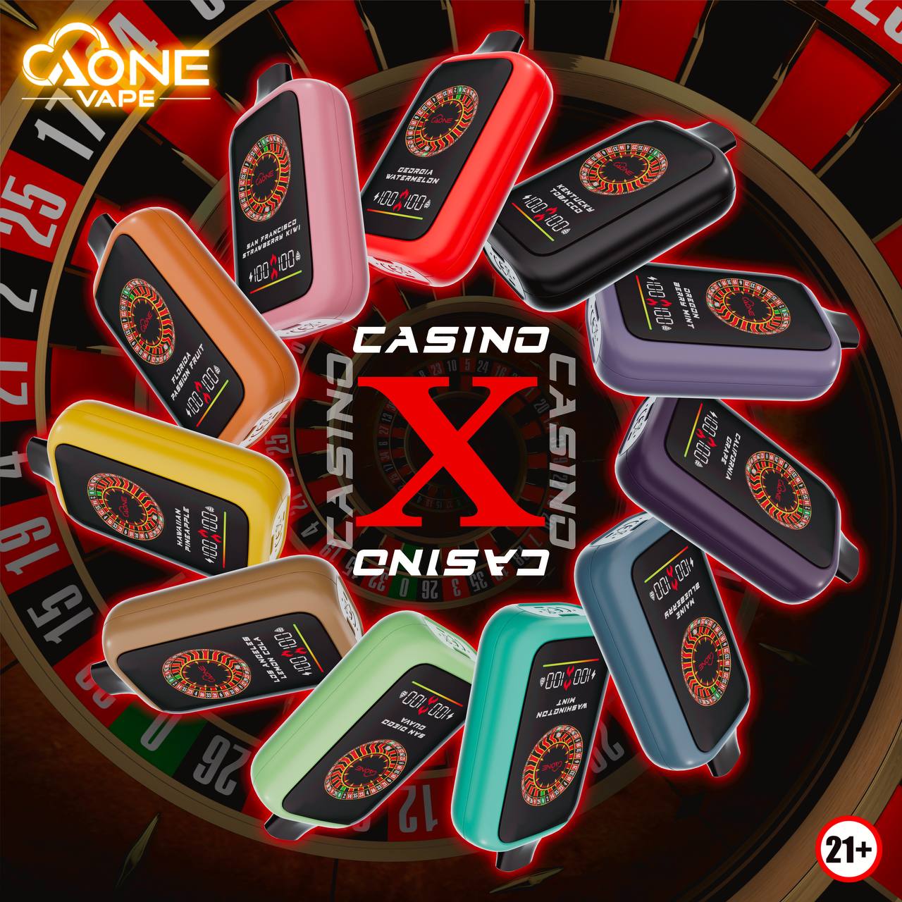 原廠正品 AONE VAPE CASINO 賭場 一次性 16000口 大容量 電子煙 小煙 拋棄式 俄羅斯輪盤 老闆推薦