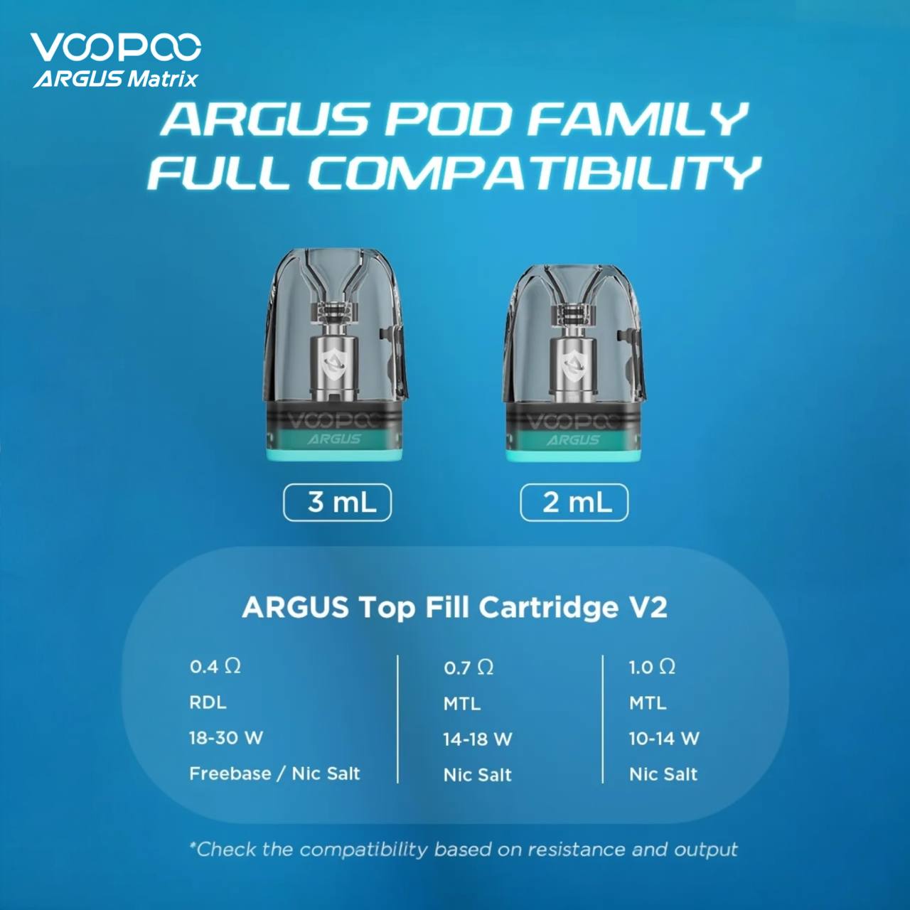 原廠正品 VOOPOO ARGUS Matrix 曲面屏 未來主義設計 電子煙 小菸 阿格斯
