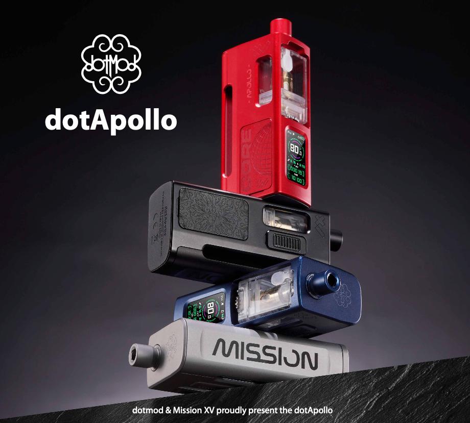 原廠正品 dotApollo Kit DotMod x Mission XV 聯名之作|重塑 AIO 精緻新高度 佩特里 電子煙 電子菸