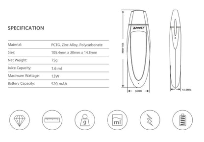 原裝正品 UWELL Zumwalt 小煙 主機 出清