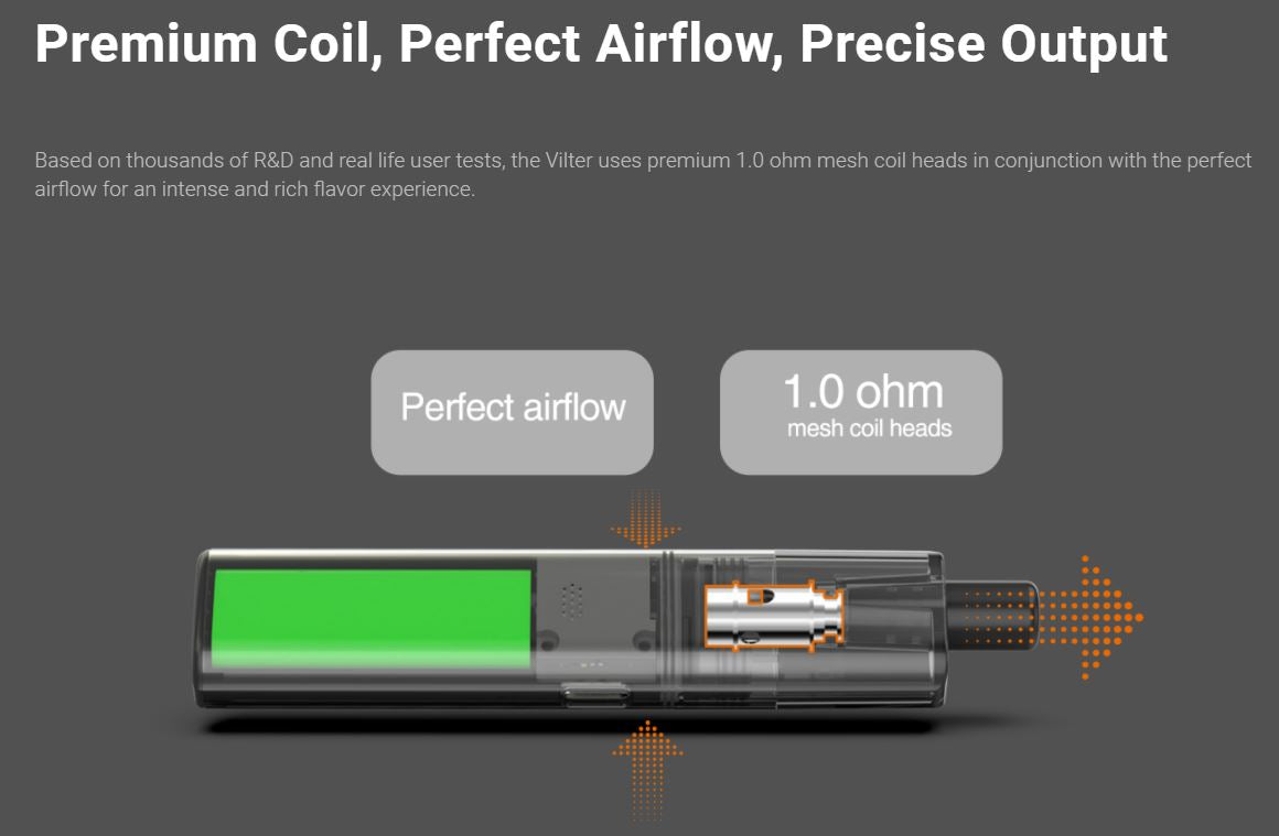 原廠正品 Aspire Vilter Pod Kit 450mAh 666一代