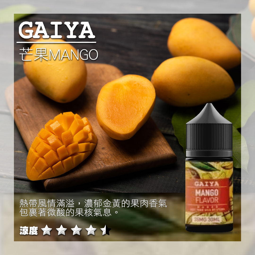 原裝正品 GAIYA 蓋亞 30ML 35MG 煙油 小煙油 老闆推薦 36種口味現貨