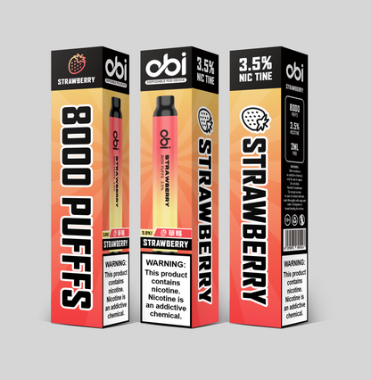 原廠正品 現貨 老闆推薦 Obi 8000口  一次性 喜八辣 聯名  拋棄式 26種口味 13ML 大容量 買10隻贈1隻 電子煙 小煙  非 ILIA 哩啞 LANA 喜貝 喜八辣 RELX
