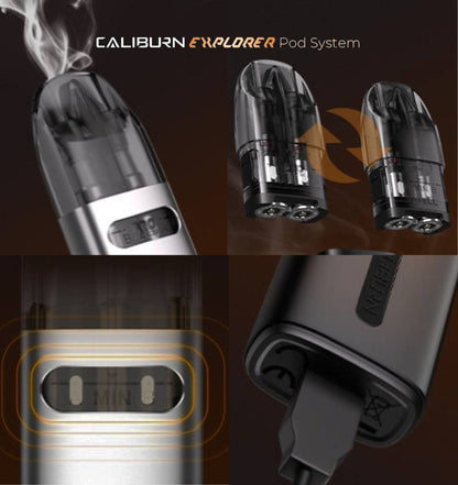 原廠正品 UWELL 探險家 探索者 Caliburn Explorer 雙線圈咖哩棒