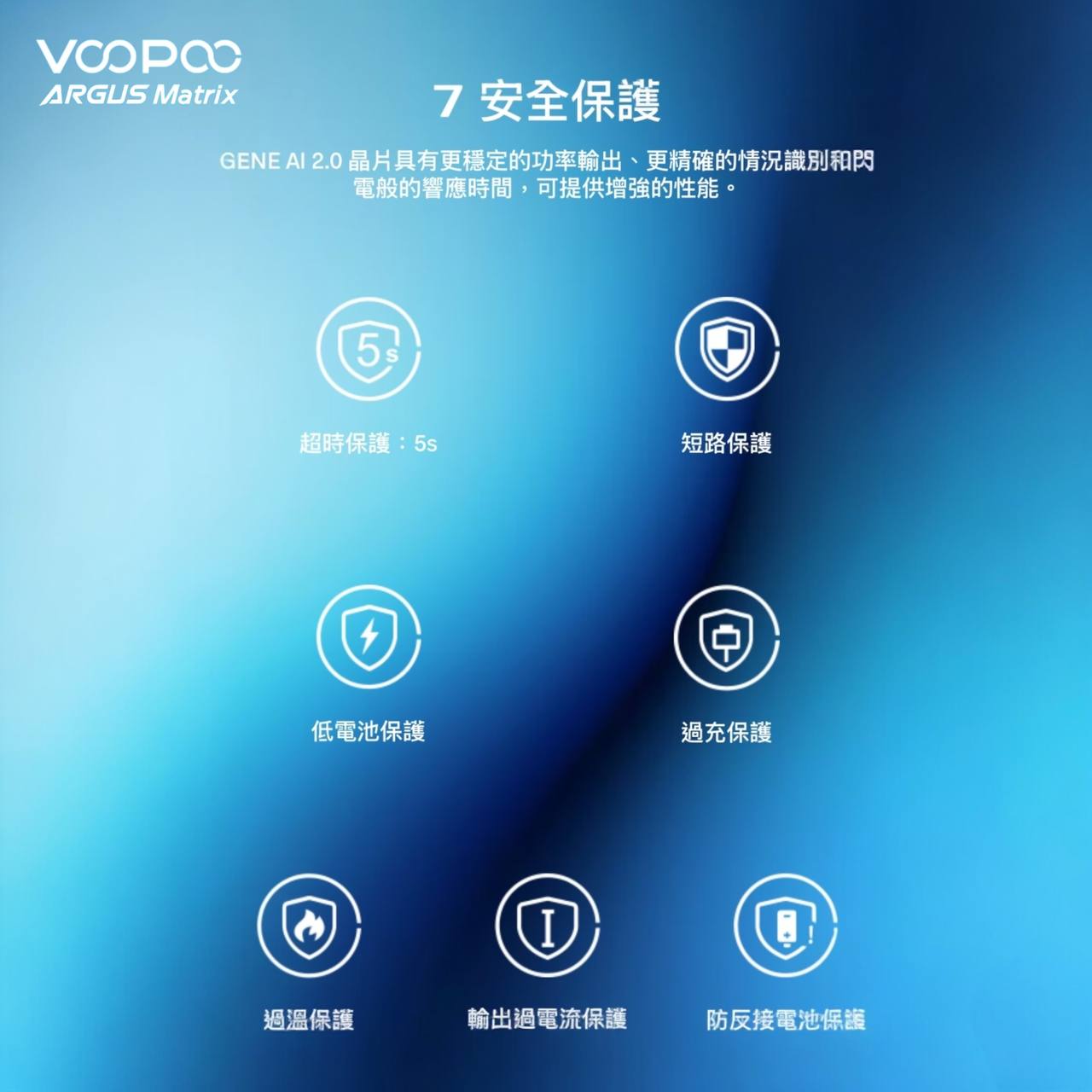 原廠正品 VOOPOO ARGUS Matrix 曲面屏 未來主義設計 電子煙 小菸 阿格斯